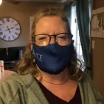 LeAnne COVID-ready with her stylish SURVICE mask.